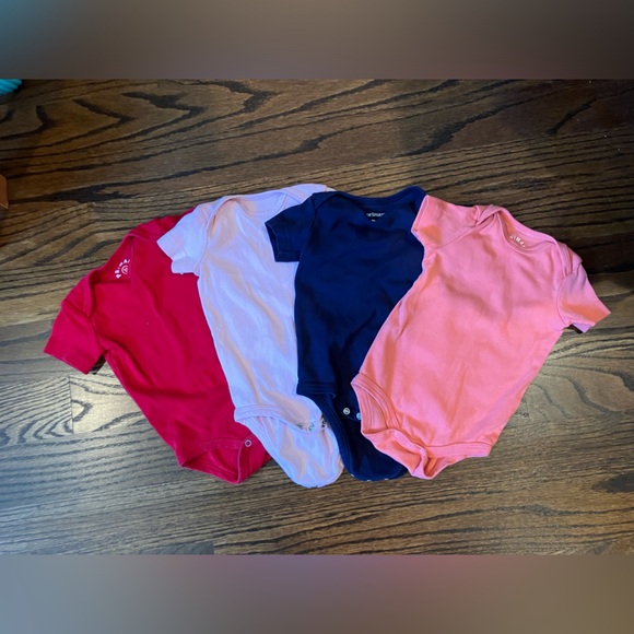Primary Other - 4-pack primary onesies